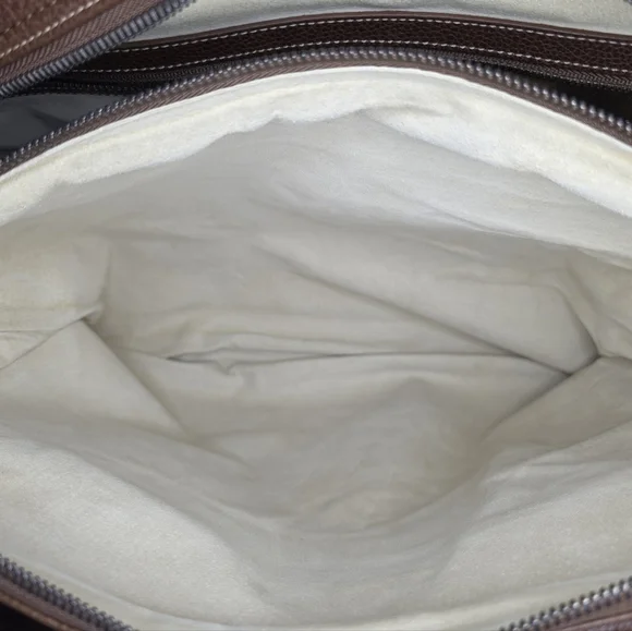 Coach Men's brown leather computer/ messenger bag No F04S-5153
